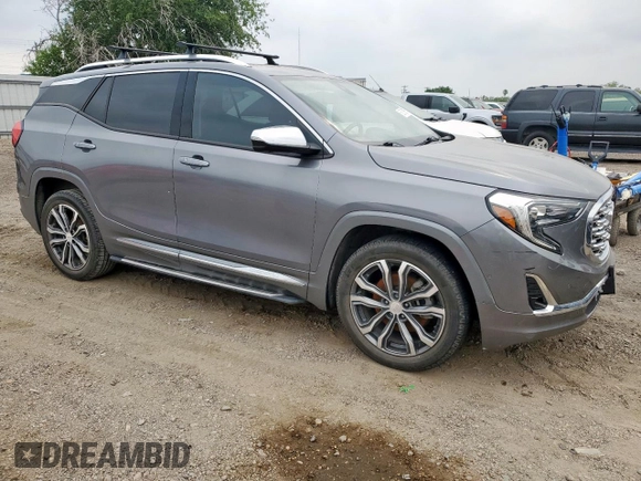 2018 GMC Terrain Denali with VIN 3GKALSEX8JL385166, listed as a Copart auction lot 58078195 with 94,068 mi miles and Salvage title. Bid and sale history available at DreamBid. Image 4.