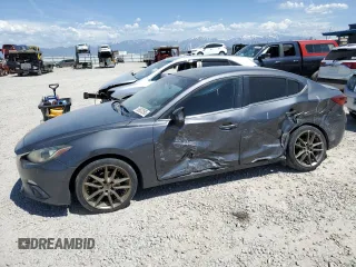 2016 Mazda 3 i Touring with VIN JM1BM1W7XG1303783, listed as a Copart auction lot 58603595 with 180,810 mi miles and Salvage title. Bid and sale history available at DreamBid. Image 1.