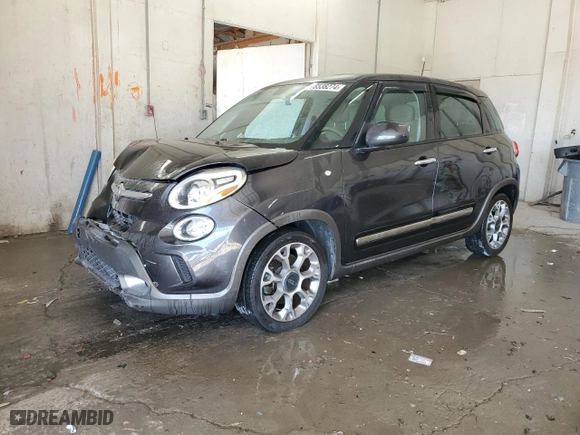 2017 FIAT 500L Trekking with VIN ZFBCFADHXHZ039285, listed as a Copart auction lot 78538274 with NaN miles and Salvage Title. Bid and sale history available at carsss.com. Image 1.