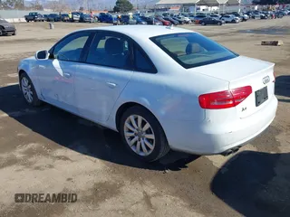 2014 Audi A4 Premium with VIN WAUAFAFL0EN004342, listed as a IAAI auction lot 41233660 with 120,191 mi miles. Bid and sale history available at carsss.com. Image 3.