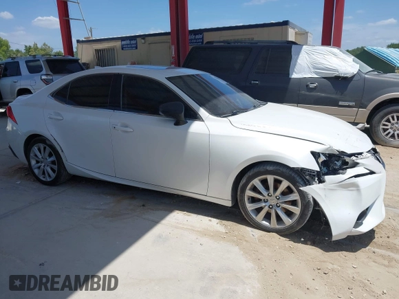 2015 Lexus IS 250 with VIN JTHBF1D26F5047715, listed as a IAAI auction lot 42123104 with 176,827 mi miles. Bid and sale history available at carsss.com. Image 13.