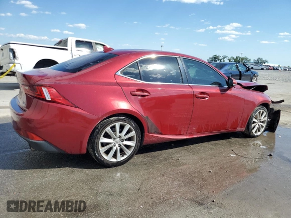 2015 Lexus IS 250 with VIN JTHBF1D24F5061130, listed as a Copart auction lot 50328245 with 191,864 mi miles and Salvage Title. Bid and sale history available at DreamBid. Image 3.