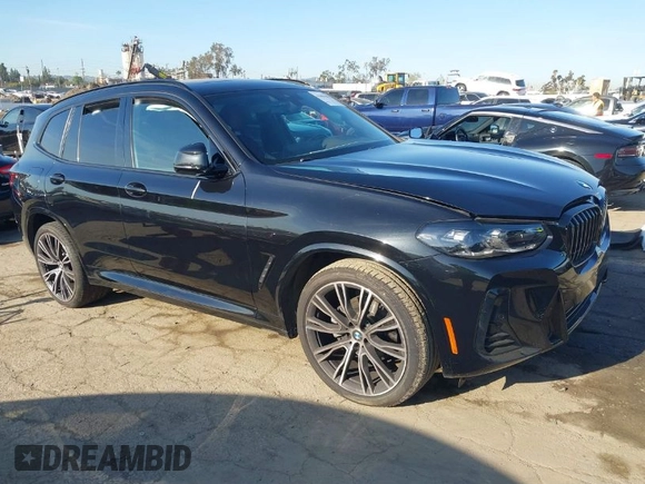 2023 BMW X3 sDrive30i with VIN 5UX43DP08P9P10029, listed as a IAAI auction lot 41804425 with 13,429 mi miles and . Bid and sale history available at DreamBid. Image 1.