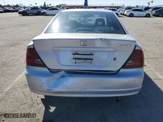 2002 Honda Civic LX with VIN 1HGEM22572L001289, listed as a Copart auction lot 48754145 with 105,516 mi miles and Salvage Title. Bid and sale history available at carsss.com. Image 6.