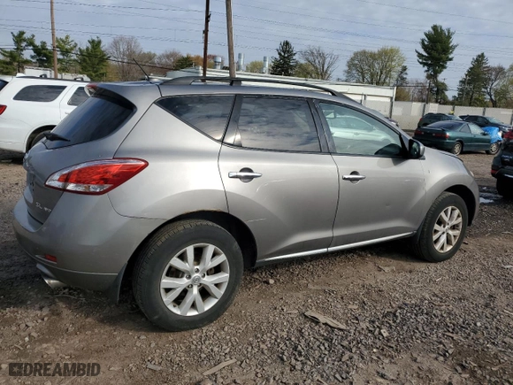 2011 Nissan Murano SV with VIN JN8AZ1MW9BW166679, listed as a Copart auction lot 52554785 with 217,645 mi miles and Salvage Title. Bid and sale history available at carsss.com. Image 3.
