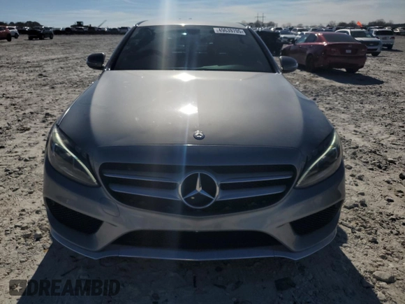 2015 Mercedes-Benz C-Class C 400 with VIN 55SWF6GBXFU009171, listed as a Copart auction lot 49639705 with 114,492 mi miles and Clean Title. Bid and sale history available at carsss.com. Image 5.