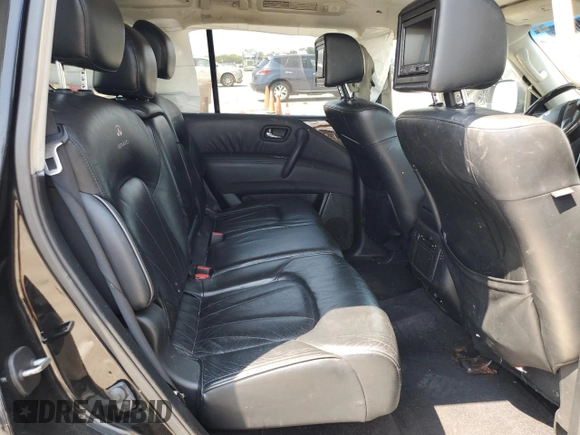 2011 Infiniti QX56 8-passenger with VIN JN8AZ2NC1B9300755, listed as a Copart auction lot 69016034 with 222,006 mi miles and Clean Title. Bid and sale history available at carsss.com. Image 11.