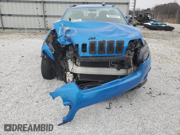 2021 Jeep Cherokee Altitude with VIN 1C4PJMLB8MD116514, listed as a Copart auction lot 86846234 with 50,393 mi miles and Salvage Title. Bid and sale history available at carsss.com. Image 5.