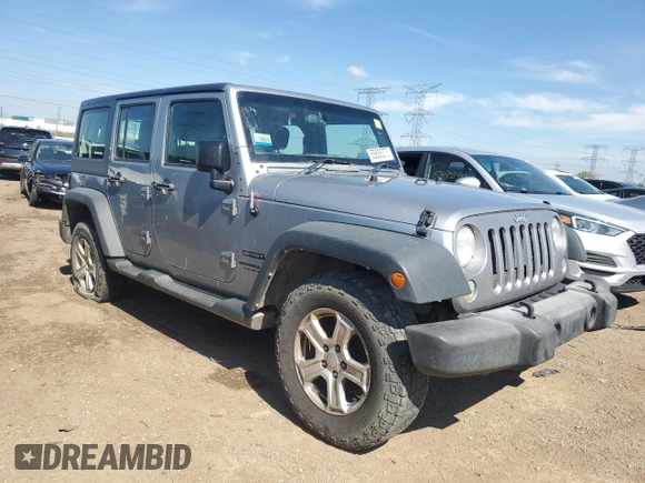 2016 Jeep Wrangler Unlimited Sport RHD with VIN 1C4BJWKG4GL318456, listed as a Copart auction lot 55808275 with 221,639 mi miles and Clean title. Bid and sale history available at DreamBid. Image 4.