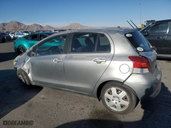 2009 Toyota Yaris with VIN JTDKT903095262342, listed as a Copart auction lot 47400255 with 0 mi miles and Salvage Title. Bid and sale history available at carsss.com. Image 2.
