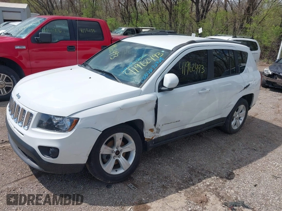 2016 Jeep Compass Latitude with VIN 1C4NJDEB1GD616457, listed as a IAAI auction lot 41962493 with 80,717 mi miles and . Bid and sale history available at DreamBid. Image 20.