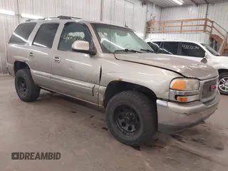 2003 GMC Yukon SLE z VIN 1GKEK13Z13J294897, wystawiony jako IAAI lot #42271941 z przebiegiem 237 544 mil mil oraz . Historia ofert i sprzedaży dostępna na DreamBid. Obrazek 1.