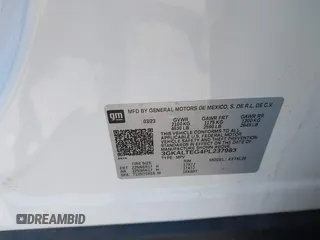 2023 GMC Terrain SLE z VIN 3GKALTEG4PL237983, wystawiony jako IAAI lot #42810324 z przebiegiem 33 064 mil mil oraz . Historia ofert i sprzedaży dostępna na DreamBid. Obrazek 9.