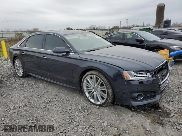 2017 Audi A8 z VIN WAU44AFD9HN002783, wystawiony jako Copart lot #44633125 z przebiegiem 110 066 mil mil oraz Szkoda całkowita • Salvage title. Historia ofert i sprzedaży dostępna na DreamBid. Obrazek 4.