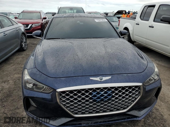 2019 Genesis G70 2.0T Advanced with VIN KMTG64LAXKU020441, listed as a Copart auction lot 75075854 with 49,106 mi miles and Non Repairable. Bid and sale history available at carsss.com. Image 5.
