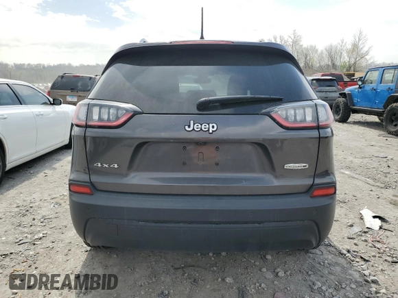 2020 Jeep Cherokee Latitude Plus with VIN 1C4PJMLB7LD554861, listed as a Copart auction lot 52379475 with 59,556 mi miles and Salvage Title. Bid and sale history available at DreamBid. Image 6.