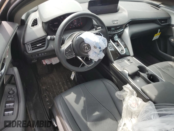 2024 Acura TLX Technology with VIN 19UUB5F48RA001487, listed as a Copart auction lot 50913355 with 5,467 mi miles and Salvage Title. Bid and sale history available at DreamBid. Image 8.