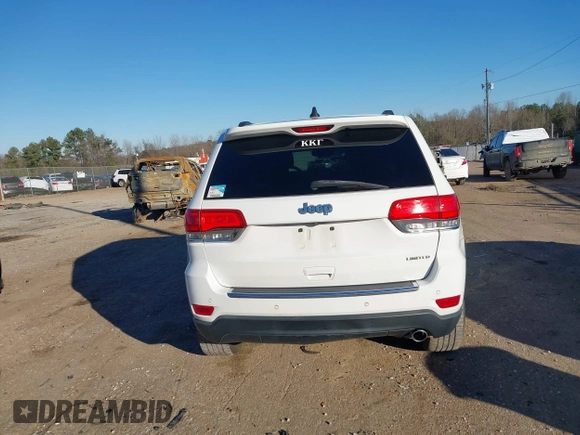 2017 Jeep Grand Cherokee Limited with VIN 1C4RJEBG8HC887899, listed as a IAAI auction lot 41242803 with 96,574 mi miles and . Bid and sale history available at DreamBid. Image 16.