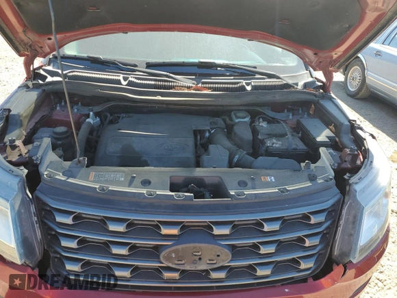 2017 Ford Explorer XLT with VIN 1FM5K7D83HGB66469, listed as a Copart auction lot 55516724 with 169,584 mi miles and Salvage Title. Bid and sale history available at DreamBid. Image 11.