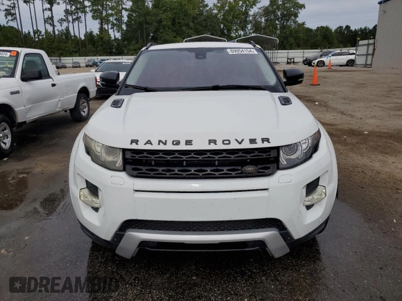 2013 Land Rover Range Rover Evoque Dynamic Premium with VIN SALVT1BG5DH820748, listed as a Copart auction lot 69954154 with 107,657 mi miles and Salvage Title. Bid and sale history available at carsss.com. Image 5.