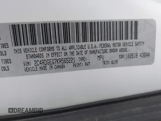 2019 Dodge Grand Caravan GT with VIN 2C4RDGEG7KR565221, listed as a IAAI auction lot 42194165 with 171,582 mi miles and . Bid and sale history available at DreamBid. Image 9.