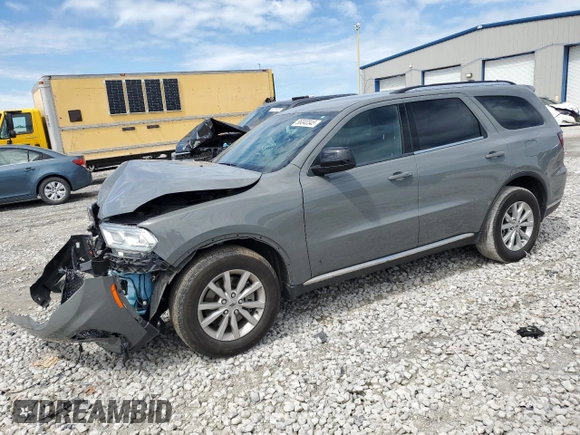 2023 Dodge Durango SXT with VIN 1C4RDHAG6PC630345, listed as a Copart auction lot 56040345 with 37,043 mi miles and Salvage title. Bid and sale history available at DreamBid. Image 1.