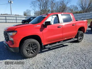2024 Chevrolet Silverado 1500 Custom Trail Boss with VIN 3GCUDCED1RG192203, listed as a Copart auction lot 48059095 with 0 mi miles and Salvage Title. Bid and sale history available at carsss.com. Image 1.