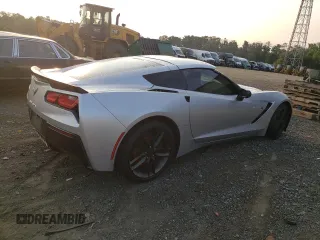 2016 Chevrolet Corvette Z51 1LT with VIN 1G1YH2D73G5123716, listed as a Copart auction lot 67186674 with 0 mi miles and Salvage Title. Bid and sale history available at carsss.com. Image 3.
