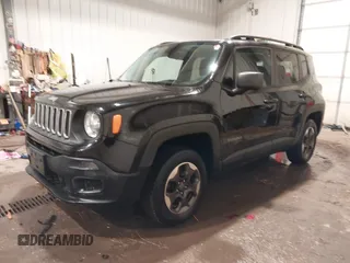 2017 Jeep Renegade Sport z VIN ZACCJBAB0HPF90020, wystawiony jako IAAI lot #41448714 z przebiegiem 93 272 mil mil oraz . Historia ofert i sprzedaży dostępna na DreamBid. Obrazek 2.