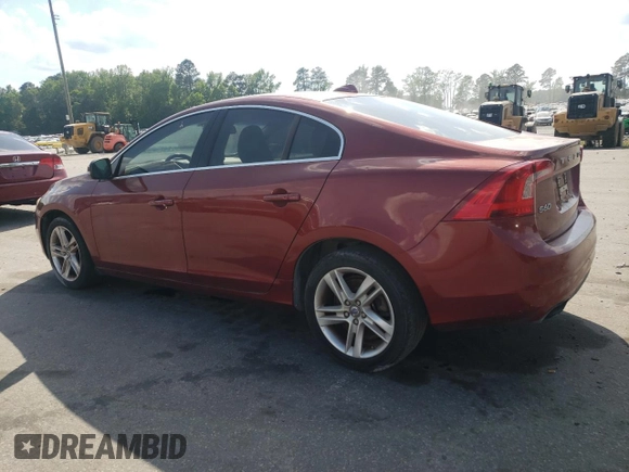 2014 Volvo S60 T5 with VIN YV1612FS0E1292837, listed as a Copart auction lot 55437195 with 109,468 mi miles and Clean Title. Bid and sale history available at carsss.com. Image 2.