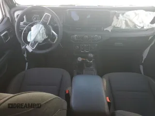 2025 Jeep Wrangler Sahara with VIN 1C4PJXEN5SW526553, listed as a Copart auction lot 54754885 with Not Provided miles and Clean Title. Bid and sale history available at DreamBid. Image 8.