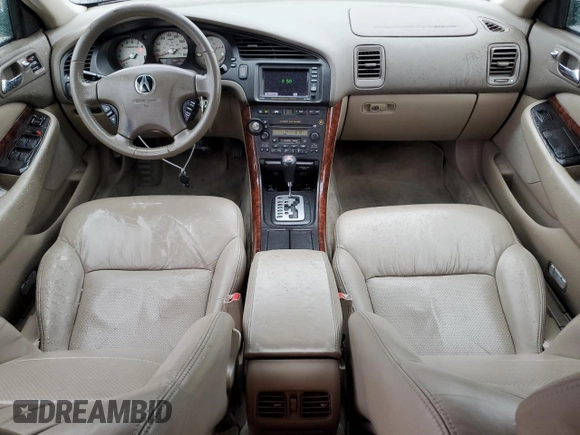 2003 Acura TL Type S w/Navigation System with VIN 19UUA56983A014407, listed as a Copart auction lot 43801225 with 116,004 mi miles and Salvage Title. Bid and sale history available at carsss.com. Image 8.