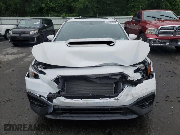 2023 Subaru WRX Premium with VIN JF1VBAF63P9809473, listed as a Copart auction lot 58580665 with 13,082 mi miles and Salvage title. Bid and sale history available at DreamBid. Image 5.