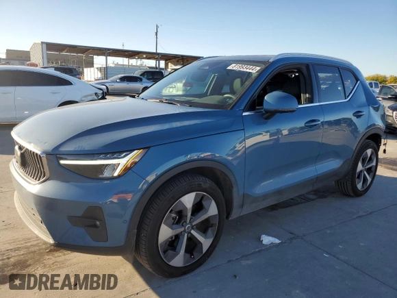 2024 Volvo XC40 Plus Bright Theme с VIN YV4L12UE2R2224249, выставлен на аукционе Copart как лот 81993444 с пробегом 10 429 миль миль и Списание • Salvage title. История ставок и продаж доступна на DreamBid. Изображение 1.