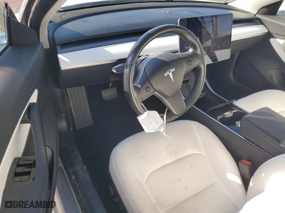 2018 Tesla Model 3 Long Range Battery with VIN 5YJ3E1EB7JF134781, listed as a Copart auction lot 43371545 with 78,437 mi miles and Salvage Title. Bid and sale history available at carsss.com. Image 8.