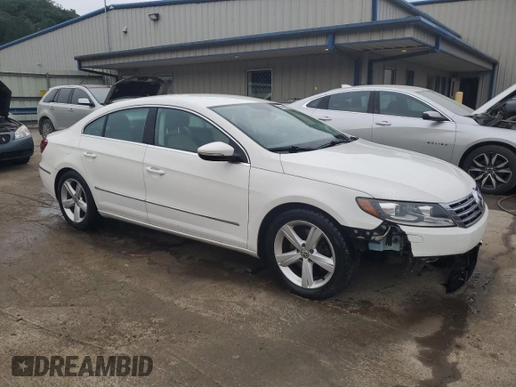 2013 Volkswagen CC Sport with VIN WVWBN7AN8DE555476, listed as a Copart auction lot 62696464 with 110,416 mi miles and Salvage Title. Bid and sale history available at carsss.com. Image 4.