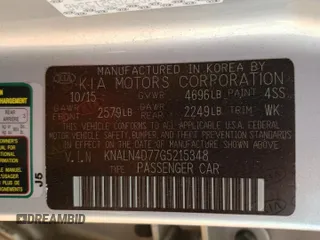 2016 Kia Cadenza Premium z VIN KNALN4D77G5215348, wystawiony jako Copart lot #55455815 z przebiegiem 89 173 mil mil oraz Szkoda całkowita • Salvage title. Historia ofert i sprzedaży dostępna na DreamBid. Obrazek 13.