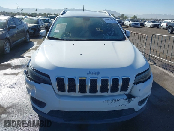 2020 Jeep Cherokee Latitude with VIN 1C4PJLCB8LD619274, listed as a IAAI auction lot 40946962 with 10,830 mi miles. Bid and sale history available at carsss.com. Image 12.