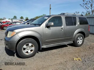 2005 Nissan Pathfinder SE z VIN 5N1AR18W15C727643, wystawiony jako Copart lot #54965125 z przebiegiem 168 406 mil mil oraz Czysty tytuł • Clean title. Historia ofert i sprzedaży dostępna na DreamBid. Obrazek 1.