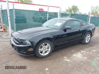 2014 Ford Mustang V6 with VIN 1ZVBP8AM5E5226188, listed as a IAAI auction lot 42181615 with 70,748 mi miles and . Bid and sale history available at carsss.com. Image 2.