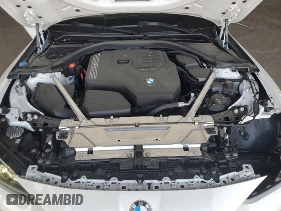 2023 BMW 4 Series 430i xDrive with VIN WBA73AV06PFN88754, listed as a Copart auction lot 80533254 with 28,502 mi miles and Salvage title. Bid and sale history available at DreamBid. Image 11.