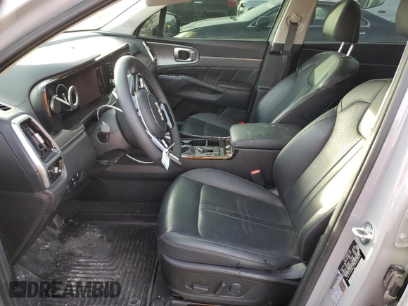 2023 Kia Sorento X-Line SX Prestige with VIN 5XYRKDLF1PG229431, listed as a Copart auction lot 85268994 with 36,577 mi miles and Salvage Title. Bid and sale history available at DreamBid. Image 7.