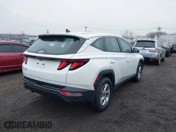 2024 Hyundai Tucson SE with VIN 5NMJA3DE8RH374832, listed as a IAAI auction lot 41472488 with 4,506 mi miles and . Bid and sale history available at DreamBid. Image 4.