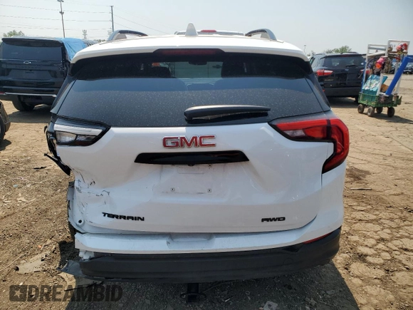 2021 GMC Terrain SLT with VIN 3GKALVEV5ML385565, listed as a Copart auction lot 60694045 with 109,930 mi miles and Non repairable. Bid and sale history available at DreamBid. Image 6.