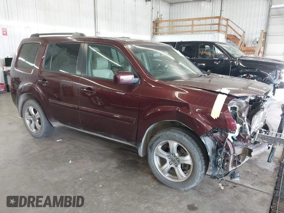 2013 Honda Pilot EX-L with VIN 5FNYF4H62DB044848, listed as a IAAI auction lot 40098280 with 113,829 mi miles and . Bid and sale history available at carsss.com. Image 1.