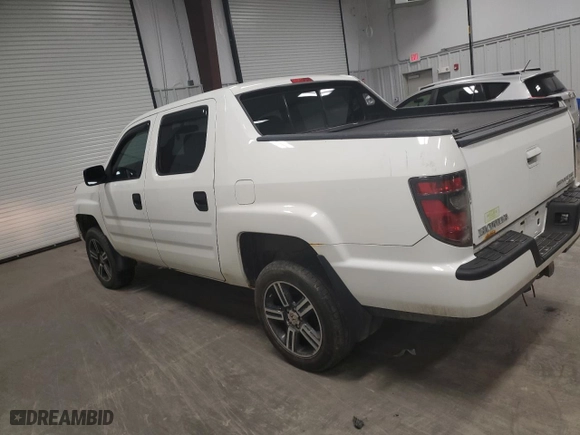 2013 Honda Ridgeline Sport with VIN 5FPYK1F7XDB011612, listed as a Copart auction lot 49682305 with 164,891 mi miles and Salvage Title. Bid and sale history available at carsss.com. Image 2.