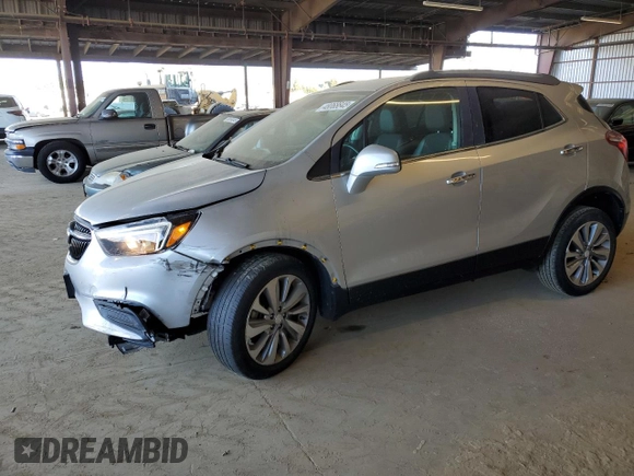 2018 Buick Encore Preferred with VIN KL4CJASB7JB656579, listed as a Copart auction lot 48068845 with 27,790 mi miles and Salvage Title. Bid and sale history available at carsss.com. Image 1.