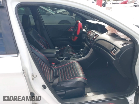 2016 Honda Accord Sport with VIN 1HGCR2F58GA067551, listed as a IAAI auction lot 41788303 with 101,033 mi miles and . Bid and sale history available at DreamBid. Image 5.