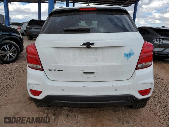 2022 Chevrolet Trax LT with VIN KL7CJPSM0NB556787, listed as a Copart auction lot 44207695 with 17,751 mi miles and Salvage Title. Bid and sale history available at DreamBid. Image 6.