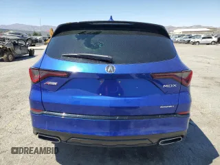 2024 Acura MDX w/A-Spec Package with VIN 5J8YE1H00RL005047, listed as a Copart auction lot 60940675 with 14,032 mi miles and Salvage title. Bid and sale history available at DreamBid. Image 6.